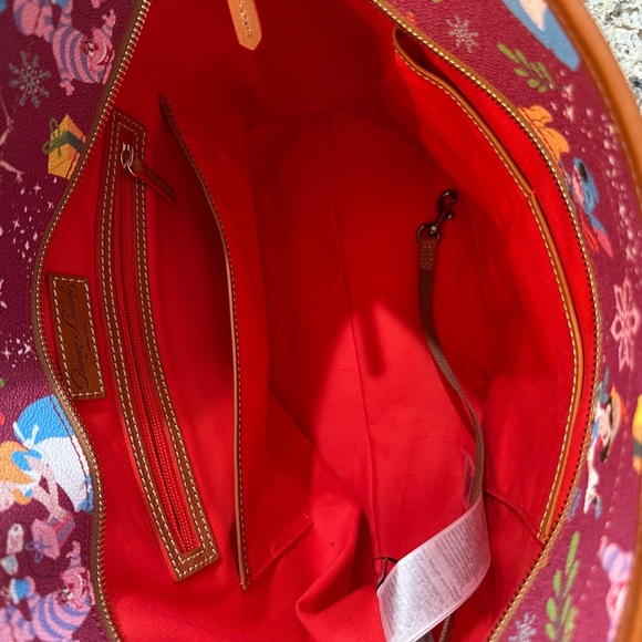 Dooney & Bourke Red Tote Bag with Whimsical Design - Picture 7 of 11